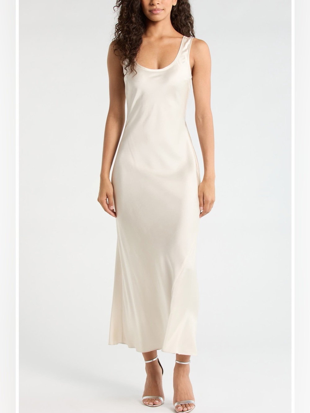 Coco Bias Cut Satin Tank Dress Ever New